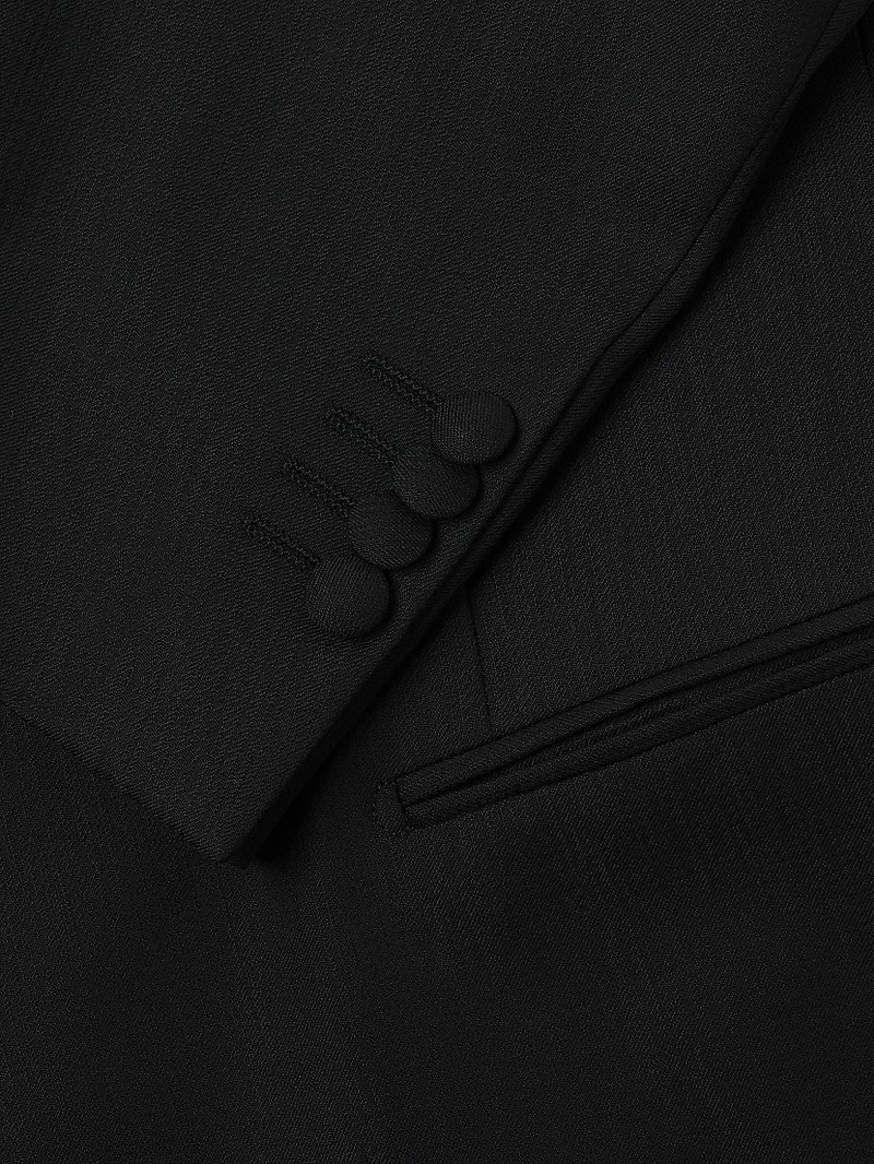 COLLECTION Satin Shawl Collar Wool Tuxedo
