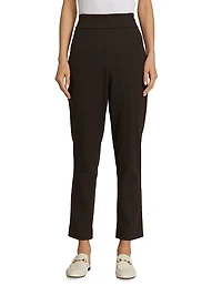 COLLECTION Knit Straight-Leg Cropped Pants