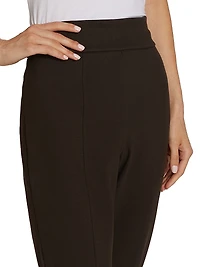 COLLECTION Knit Straight-Leg Cropped Pants