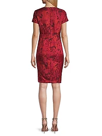 Jacquard Sheath Dress