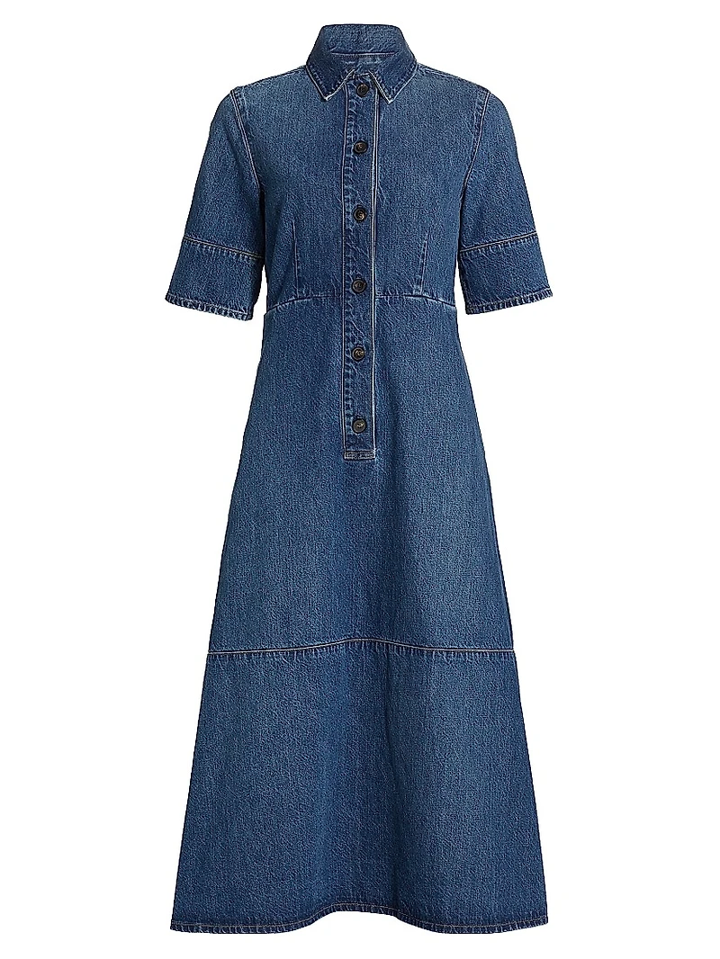Denim Shirtdress
