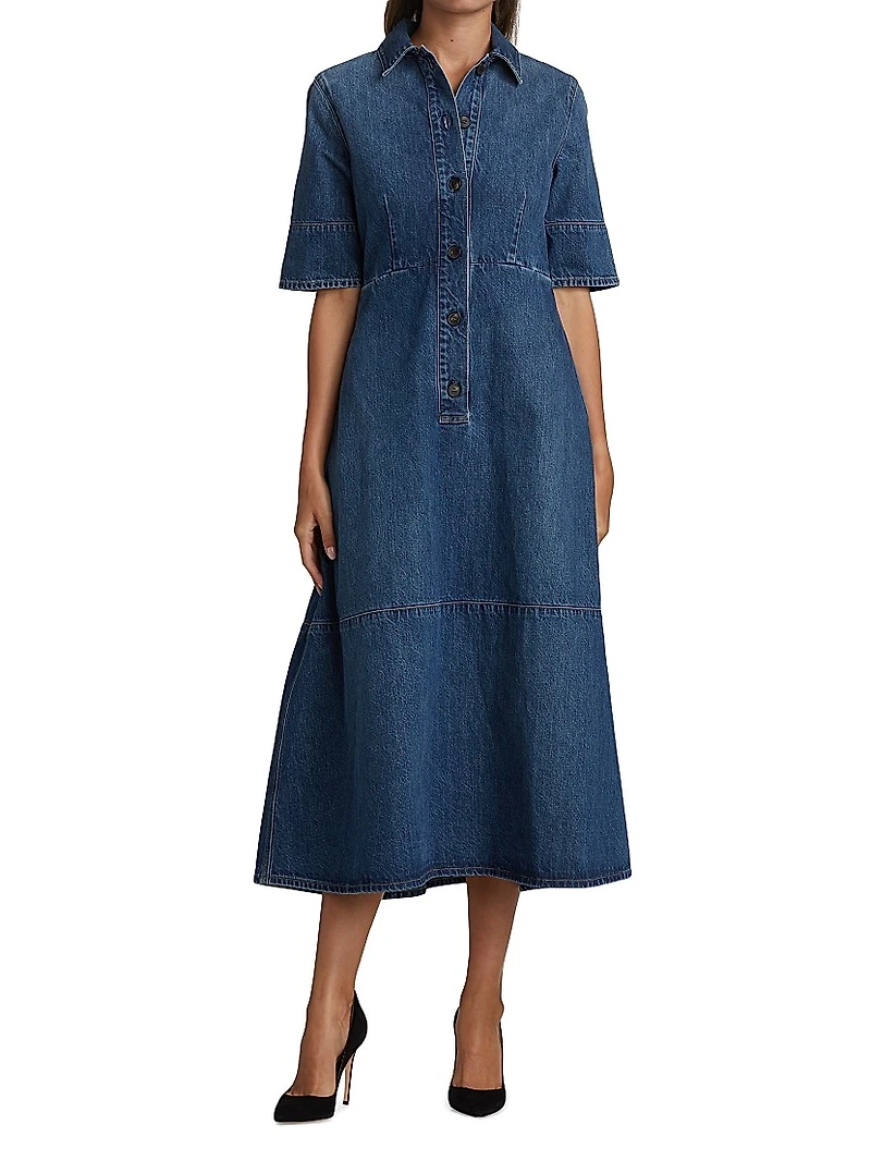 Denim Shirtdress