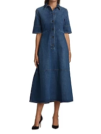 Denim Shirtdress