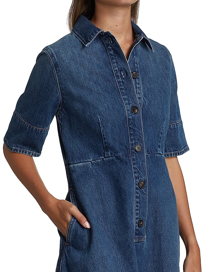 Denim Shirtdress
