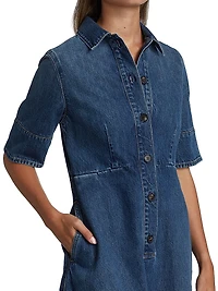 Denim Shirtdress