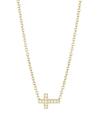 Midi Bitty Symbols 14K Gold & Diamond Necklace