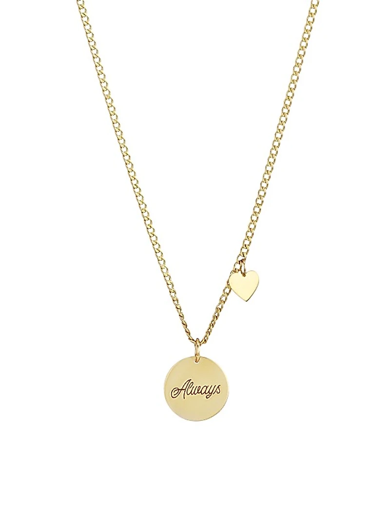 Amore 14K Yellow Gold Pendant Necklace