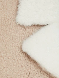 Shearling Notch Collar Coat
