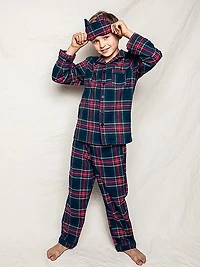 Baby's, Little Kid's & Kid's Windsor Tartan 2-Piece Pajama Set