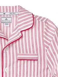 Baby's, Little Boy's & Ticking Stripe 2-Piece Pajama Set