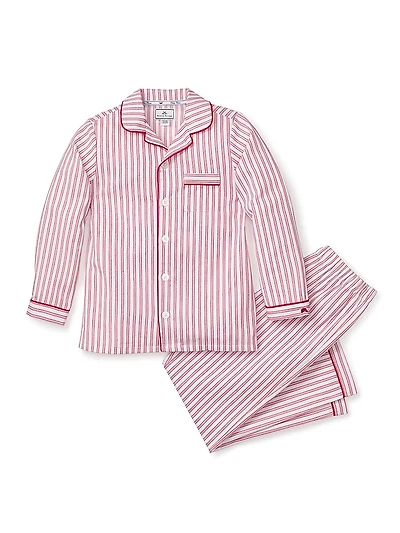 Baby's, Little Boy's & Ticking Stripe 2-Piece Pajama Set