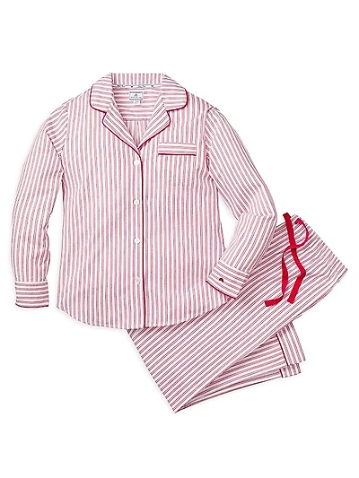 Antique Ticking 2-Piece Pajama Set