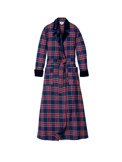 Long Windsor Tartan Robe