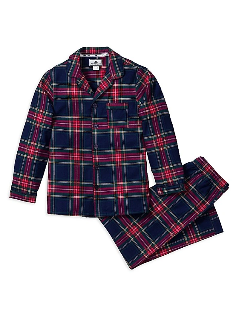 Windsor Tartan 2-Piece Pajama Set
