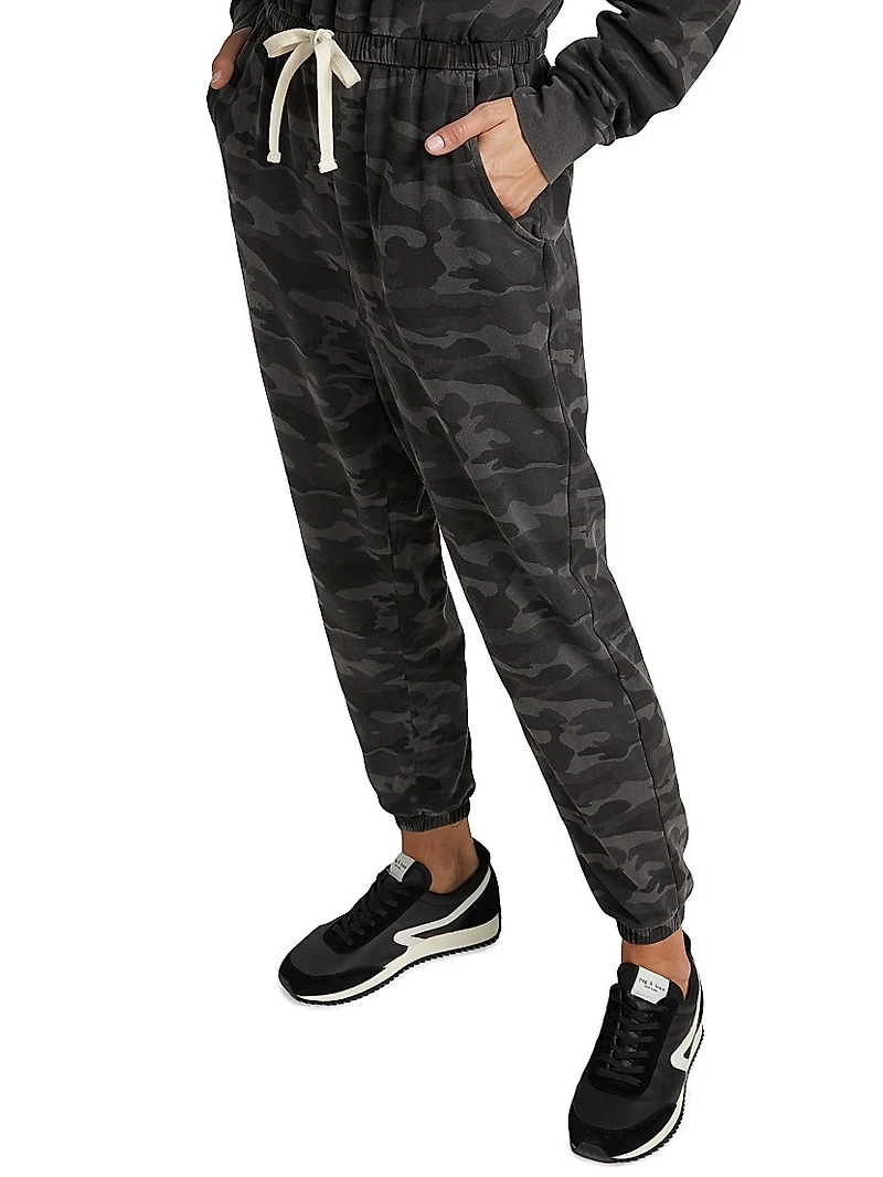 Washed Peace Sign Sweatpants