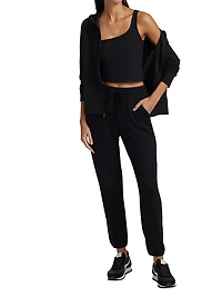 Space-Dyed Slim Joggers