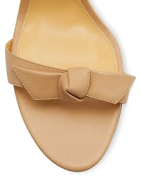 Clarita 90MM Knotted Leather Sandals