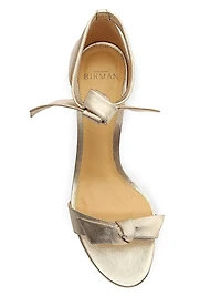 Clarita 60MM Metallic Leather Sandals