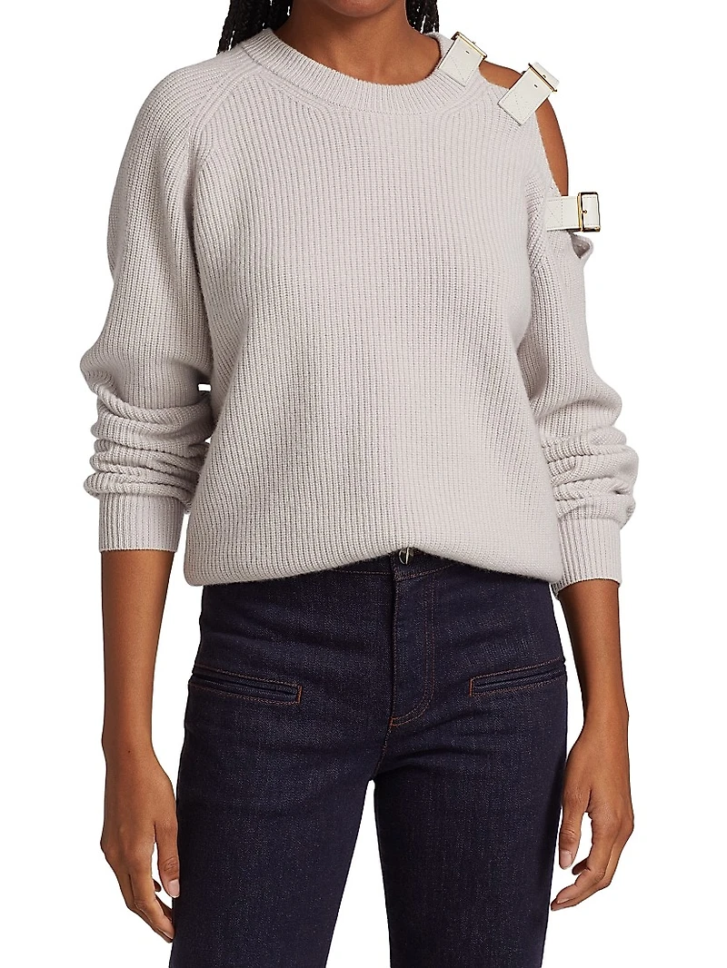Ness Shoulder Buckle Sweater