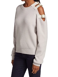 Ness Shoulder Buckle Sweater