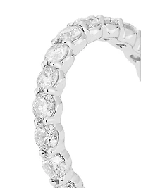 14K White Gold & 2.00 TCW Diamond Eternity Band