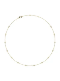 14K Yellow Gold & 14-Diamond Station Necklace/0.70-2.10 TCW