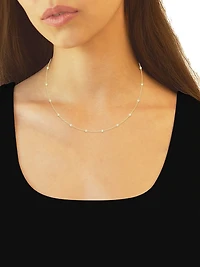 14K Yellow Gold & 14-Diamond Station Necklace/0.70-2.10 TCW