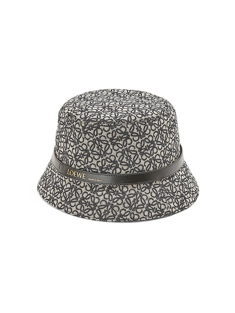 Anagram Jacquard Bucket Hat