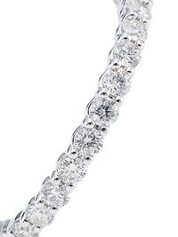 14K White Gold & 1 TCW Diamond Eternity Band
