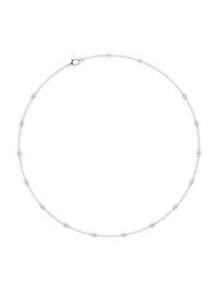 14K White Gold & 14-Diamond Station Necklace/0.70-2.10 TCW
