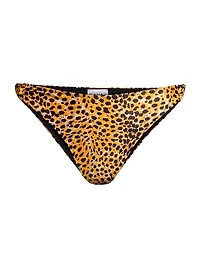 Printed Twist Bikini Bottoms