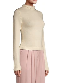 Bold Braid Open Back Sweater