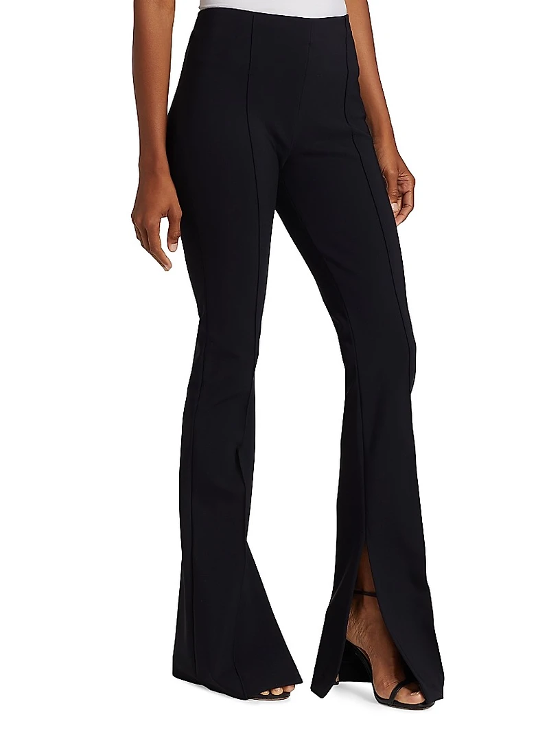 Eva Bonded Neoprene Flared Pants