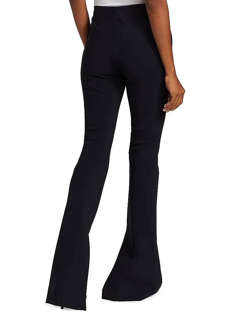 Eva Bonded Neoprene Flared Pants