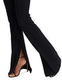 Eva Bonded Neoprene Flared Pants