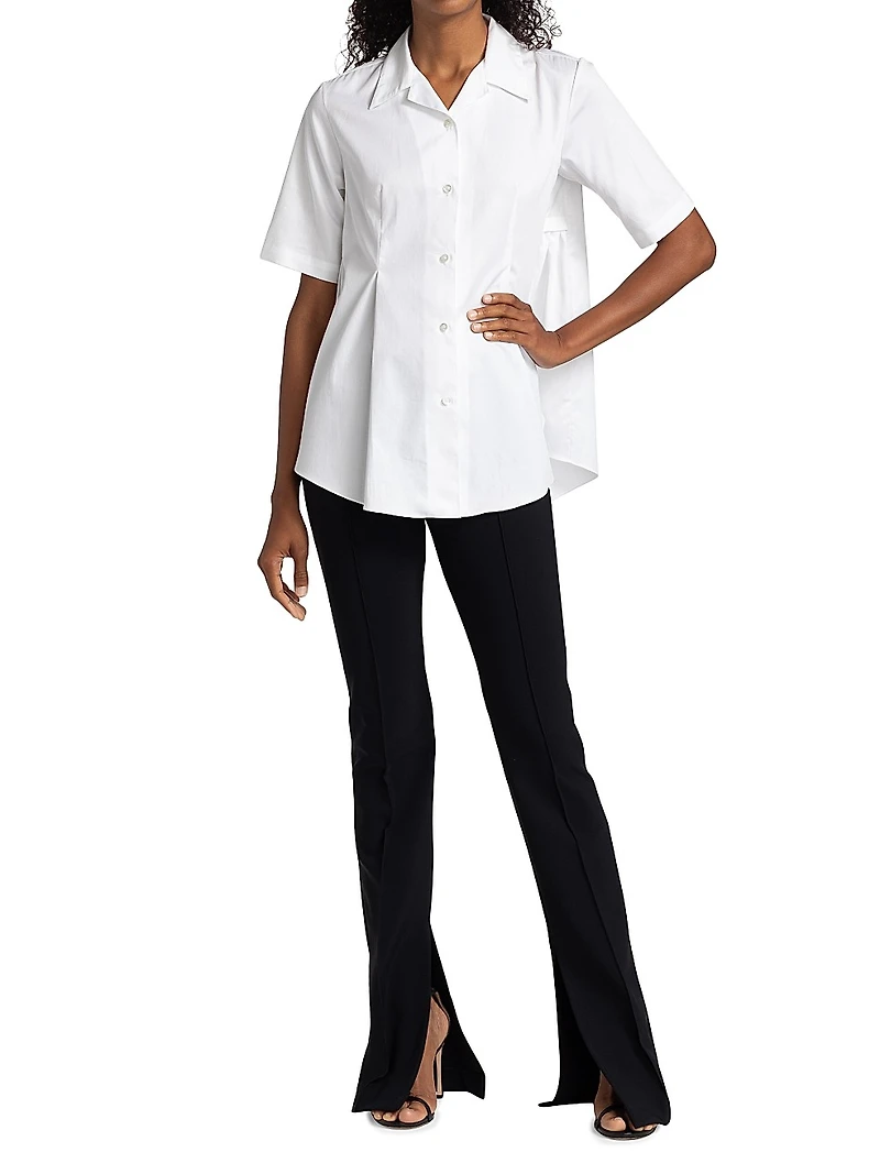 Eva Bonded Neoprene Flared Pants