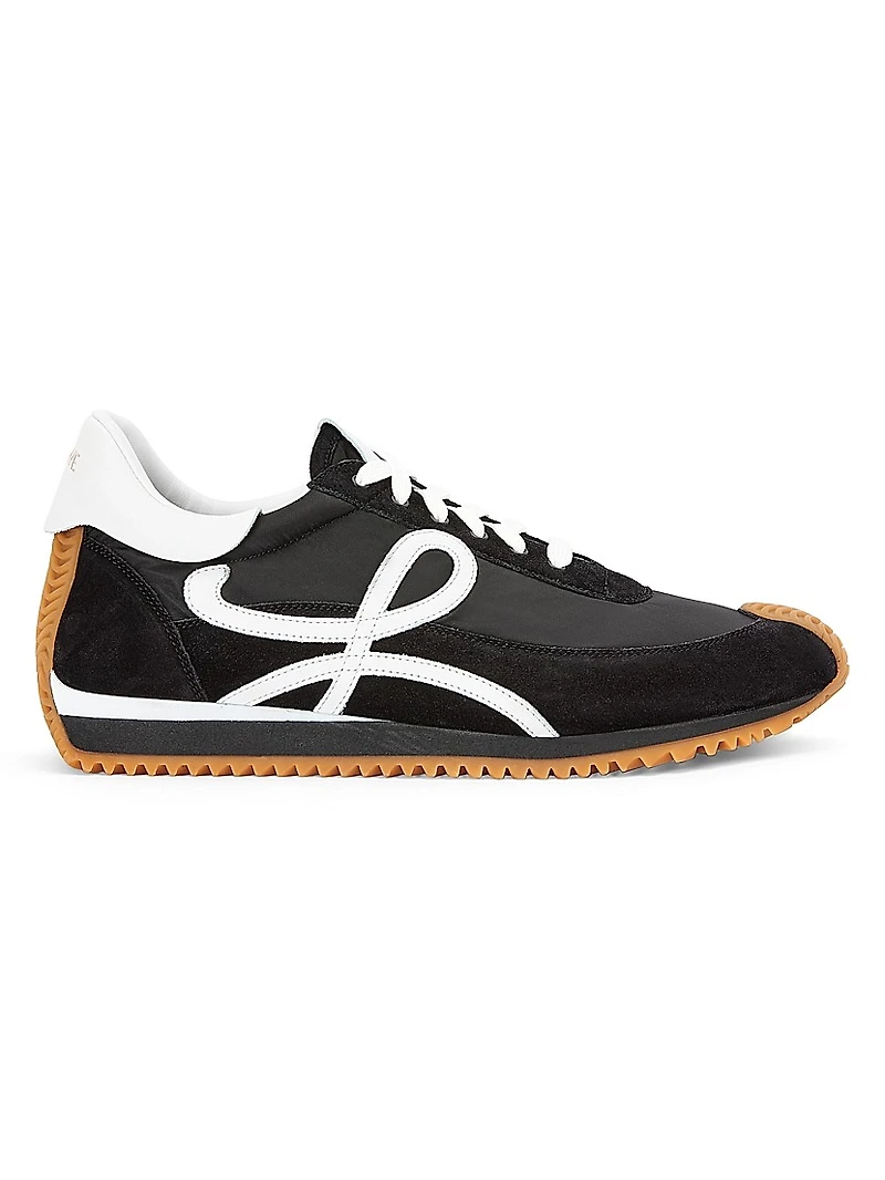 Men's Flow Runner Monogram Logo Sneakers