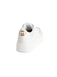 GG Embossed Leather Sneakers