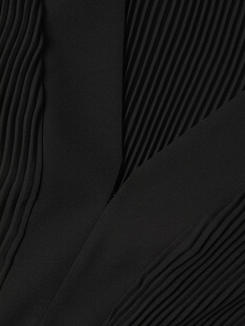 Liv Pleated Belted Minidress