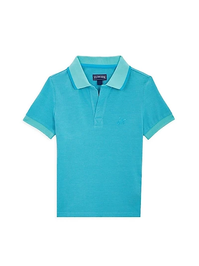 Little Boy's & Pique Changeant Polo