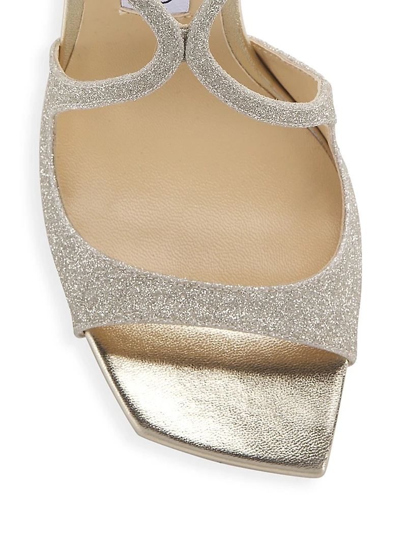 Azia 95MM Glitter Sandals