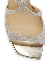 Azia 95MM Glitter Sandals