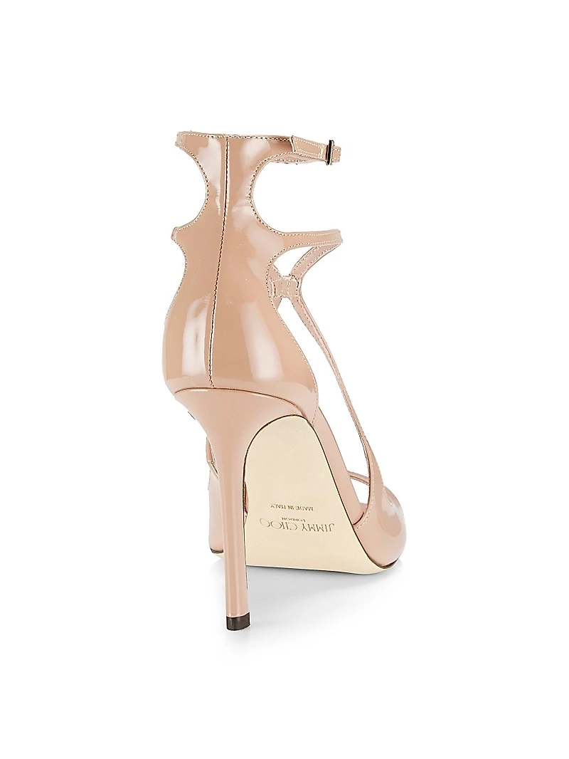 Azia 95MM Patent Leather Sandals