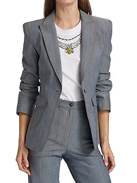 Louisa Gathered Sleeve Jacket