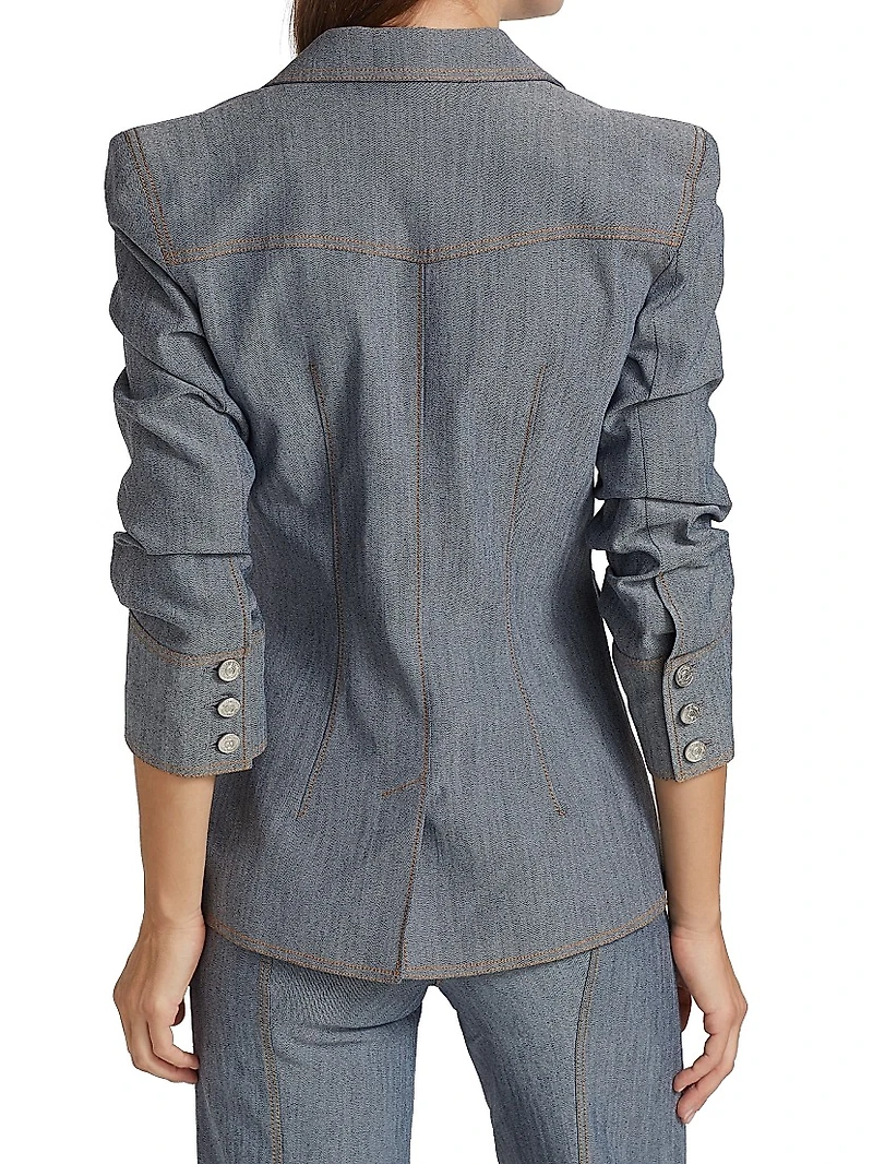 Louisa Gathered Sleeve Jacket