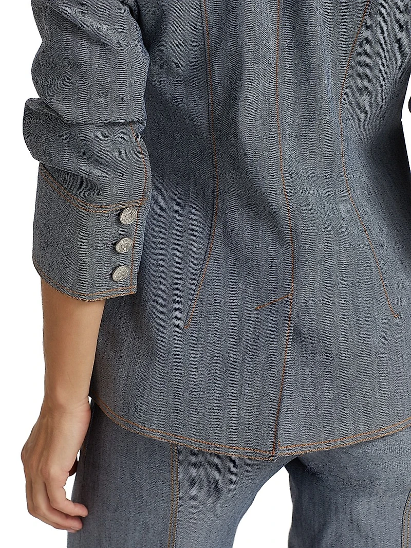 Louisa Gathered Sleeve Jacket