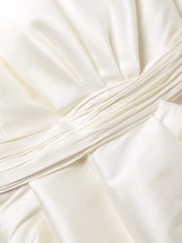 Tara Gathered High-Low Gown