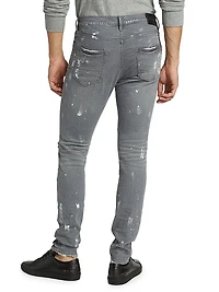 P001 Worn Stretch Skinny Jeans