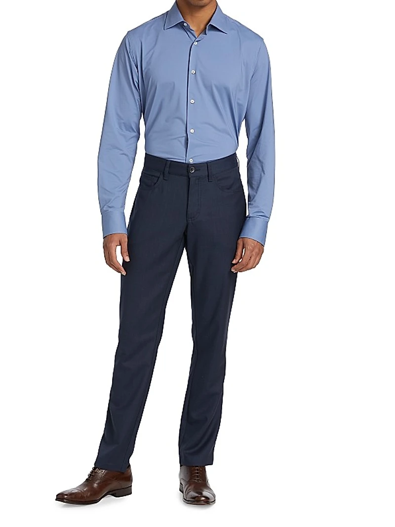 COLLECTION Tech Birdseye Dress Shirt