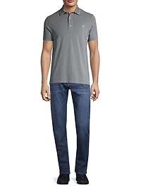 The Barchetta Distressed Straight-Leg Jeans